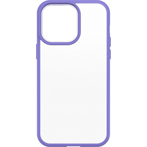 OtterBox Apple iPhone 14 Pro Max React Series Antimicrobial Case - Purplexing (Purple) (77-88902) - Raised Edges Protect Screen & Camera - Ultra-Slim Product Image 2
