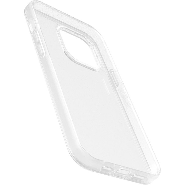 OtterBox Apple iPhone 14 Pro Max Symmetry Series Clear Antimicrobial Case - Stardust (Clear Glitter) (77-88658) - 3X Military Standard Drop Protection Product Image 3