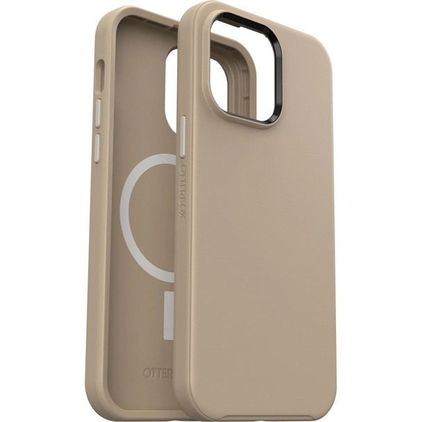 OtterBox Apple iPhone 14 Pro Max Symmetry Series+ Antimicrobial Case for MagSafe - Dont Even Chai (Brown) (77-90759) Main Product Image