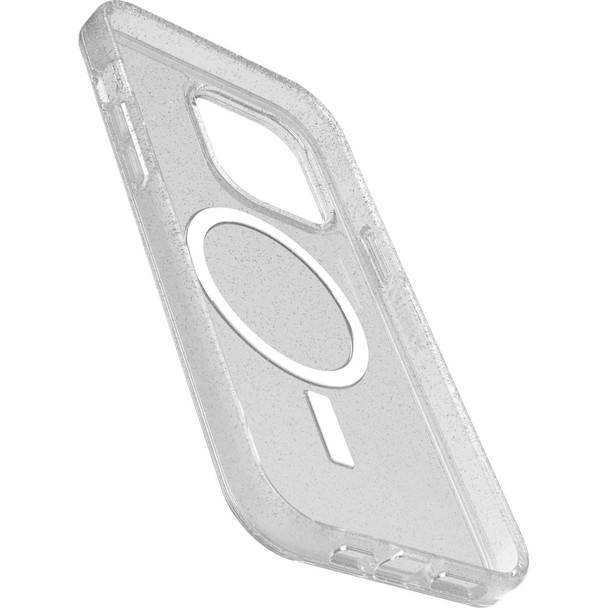 OtterBox Apple iPhone 14 Pro Max Symmetry Series+ Clear Antimicrobial Case for MagSafe - Stardust (Clear Glitter) (77-89285) Product Image 4