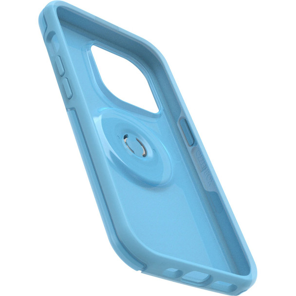 OtterBox Apple iPhone 14 Pro Otter + Pop Symmetry Series Case - You Cyan This? (Blue) (77-88802) - 3X Military Standard Drop Protection Product Image 4