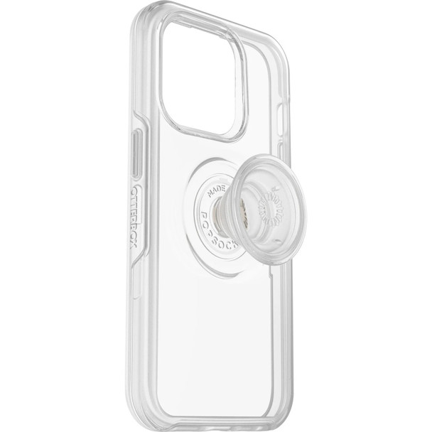 OtterBox Apple iPhone 14 Pro Otter + Pop Symmetry Series Clear Case - Clear Pop (77-88796) - 3X Military Standard Drop Protection Product Image 2