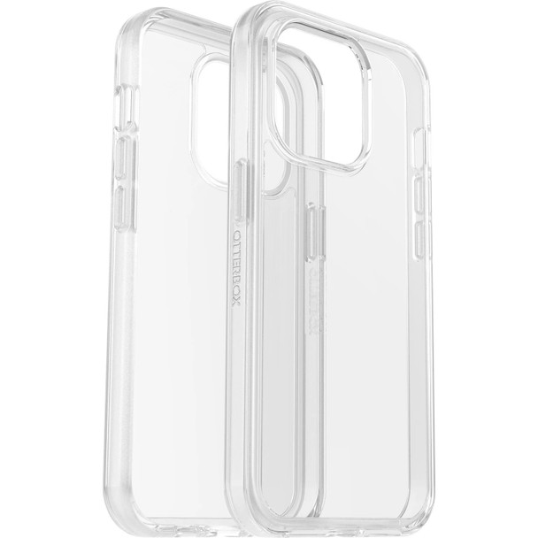 OtterBox Apple iPhone 14 Pro Symmetry Series Clear Antimicrobial Case - Clear (77-88620) - 3X Military Standard Drop Protection - Slim design Main Product Image