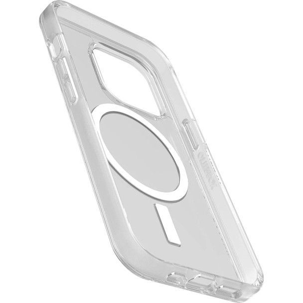 OtterBox Apple iPhone 14 Pro Symmetry Series+ Clear Antimicrobial Case for MagSafe - Clear (77-89225) - 3X Military Standard Drop Protection Product Image 4