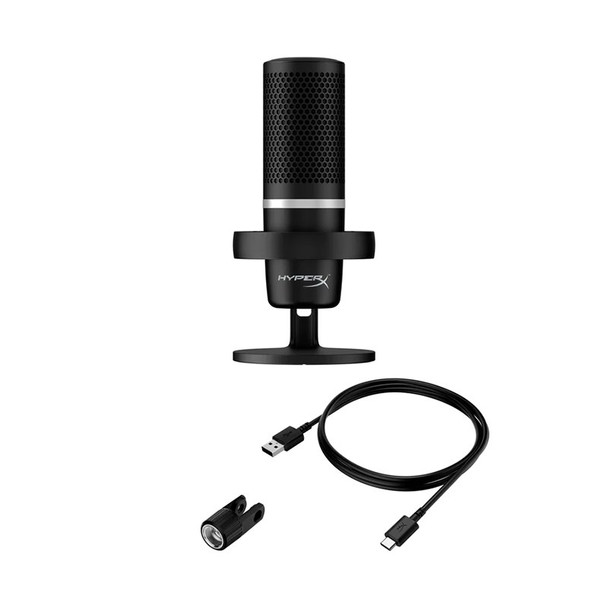 HyperX DuoCast RGB USB Condenser Microphone - Black Product Image 6