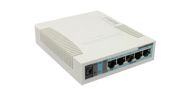 MikroTik RB260GS 5x Gigabit Ethernet Smart Switch, SFP cage, plastic case, SwOS Main Product Image