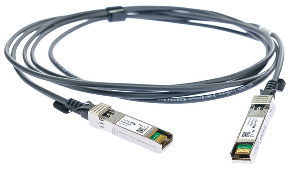 MikroTik XS+DA0003 SFP 1G, SFP+ 10G, 25G SFP28 direct attach cable, 3m Main Product Image