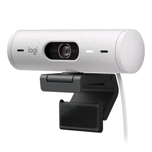 Logitech BRIO 500 Full HD USB-C Webcam with RightLight 4 with HDR - Off-White Main Product Image