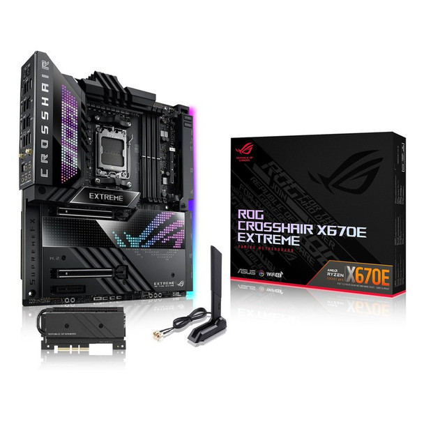 Asus ROG CROSSHAIR X670E EXTREME AM5 E-ATX Motherboard Main Product Image