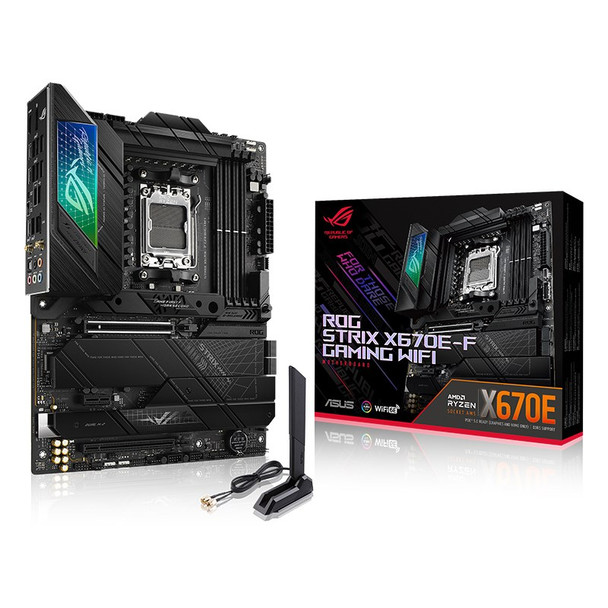 Asus ROG STRIX X670E-F Gaming WiFi AM5 ATX Motherboard Main Product Image