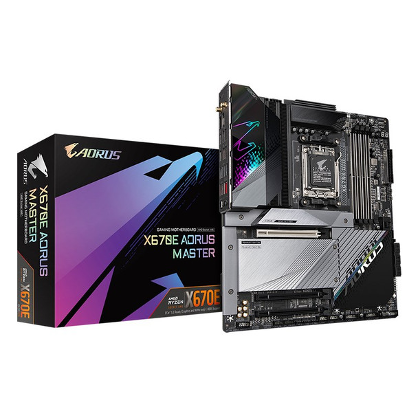 Gigabyte X670E AORUS MASTER AM5 E-ATX Motherboard Main Product Image