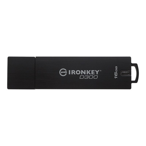 Kingston IronKey D300S 16GB Encrypted USB 3.1 USB Drive Main Product Image