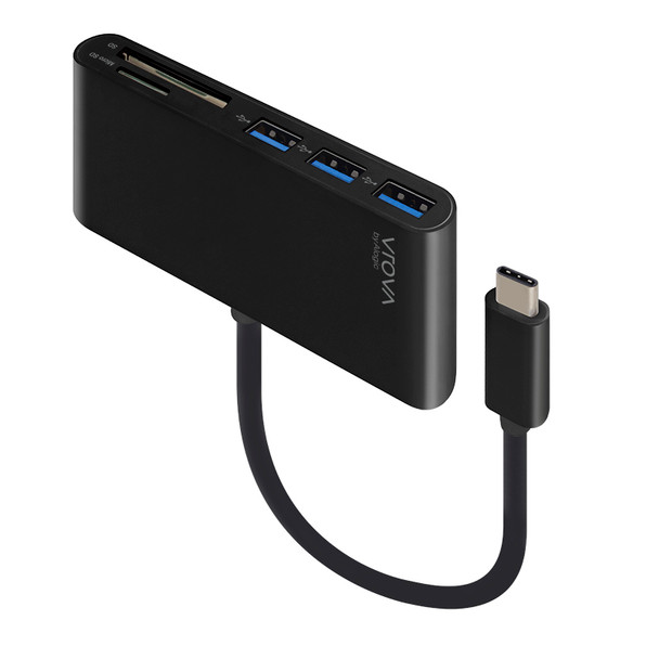 Alogic USB-C to Multi Card Reader & 3 Port USB Hub Main Product Image