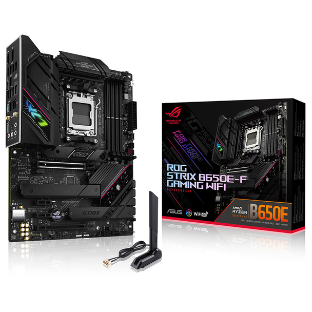 Asus ROG STRIX B650E-F GAMING WIFI AM5 ATX Motherboard Main Product Image