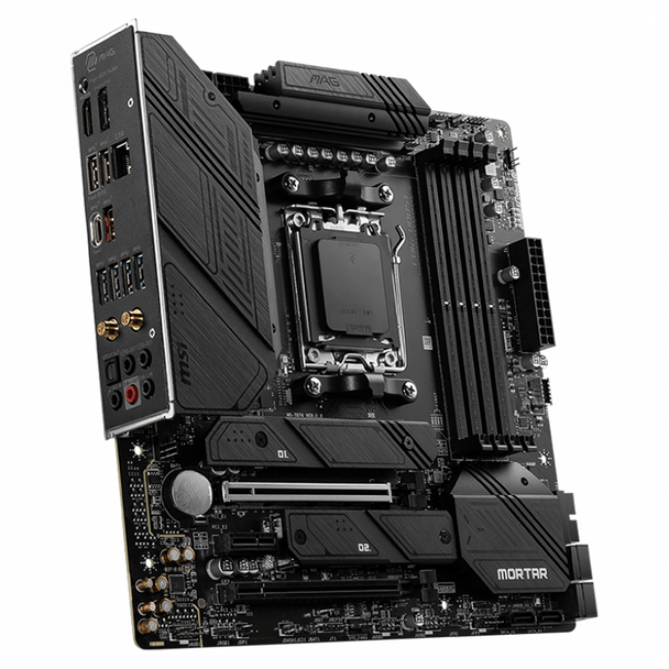 MSI MAG B650M MORTAR WIFI AM5 Micro-ATX Motherboard Product Image 3