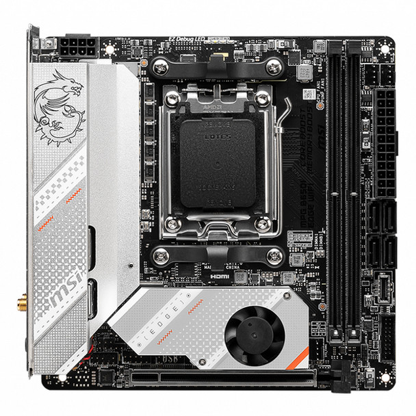 MSI MPG B650I Edge WiFi AM5 Mini-ITX Motherboard Product Image 2