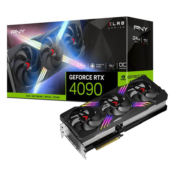 PNY GeForce RTX 4090 XLR8 Gaming Verto EPIC-X RGB TF OC 24GB Video Card Main Product Image