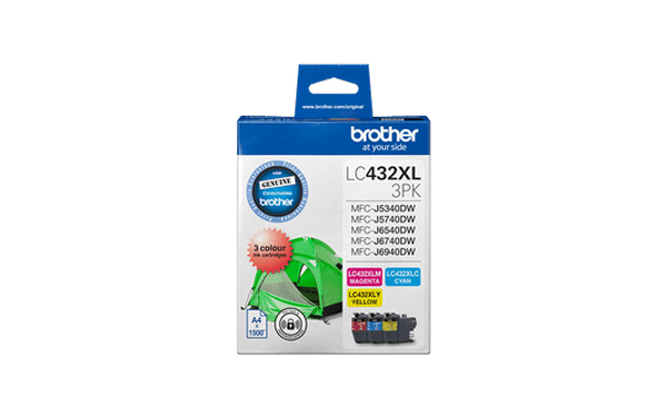 Brother Lc432Xlpk3 Colour Value Pack - Up To 1500 Pages Main Product Image