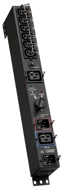 Eaton Hotswap Maintenance Bypass - C20 input - 1 X C19 Outlet - 6 X C13 Outlets Main Product Image