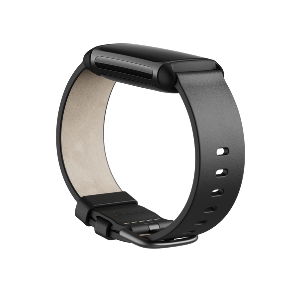 FITBT Charge 5 - Leather Band - Black - Small Main Product Image