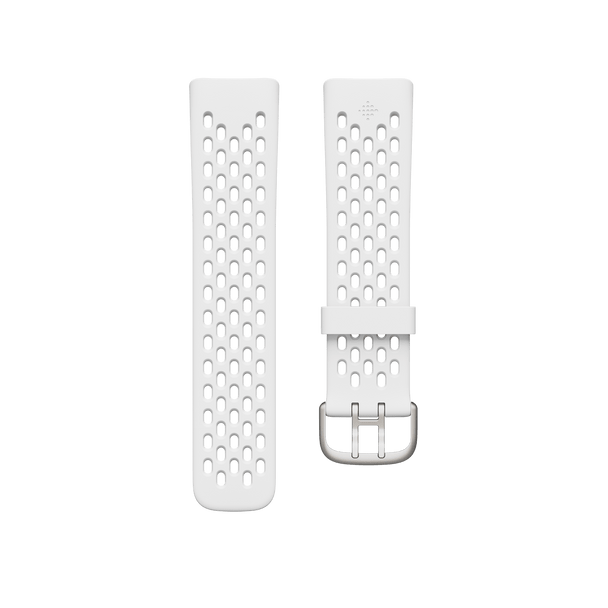 FITBT Charge 5 - SPort Band - Frost White - Large Product Image 2