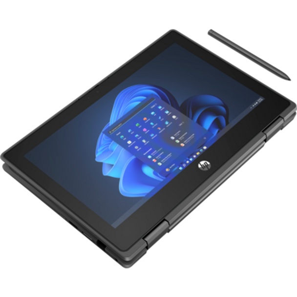 HP Probook X360 11 G10 Ee - 11.6in Bv HD TS - I3-1210U - 8GB - 128 GB SSD - Pen - W11P64 Dg W10P64 (Msna) - Jet Black - 1/1/1 Product Image 2