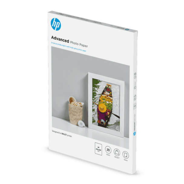 HP Advanced A4 20Sht Fsc Photo Paper Product Image 2