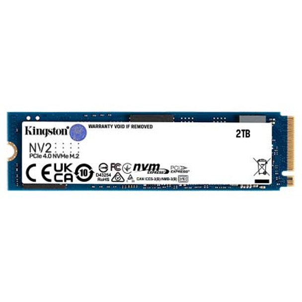 Kingston 2000G Nv2 M.2 2280 PCIe 4.0 NVMe SSD Main Product Image