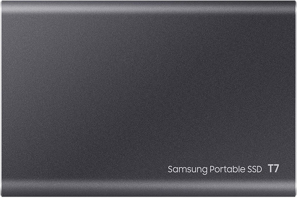 Samsung Portable SSD T7 - 2TB - Titan Gray - USB3.2 - Type-C - R/W(Max) 1 - 050Mb/S - Aluminium Case - 3 Years Warranty Main Product Image