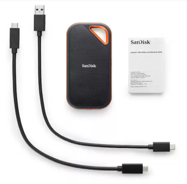 SanDisk Extreme Pro Portable SSD - E81 1TB - USB 3.2 Gen 2X2 - Type C & Type A Compatible - Read SPeed Up To 2000Mb/S - Write SPeed Up To 1900Mb/S - 5Y Product Image 3