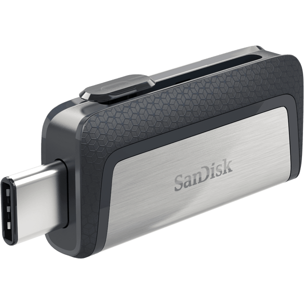 SanDisk Sands Ultradual USB Type C - Sdddc2 256GB - USB Type C - Black - USB3.1/Type C Reversibleconnector - Retractable Designtype-C Enabled Android Devices - 5Y Product Image 2