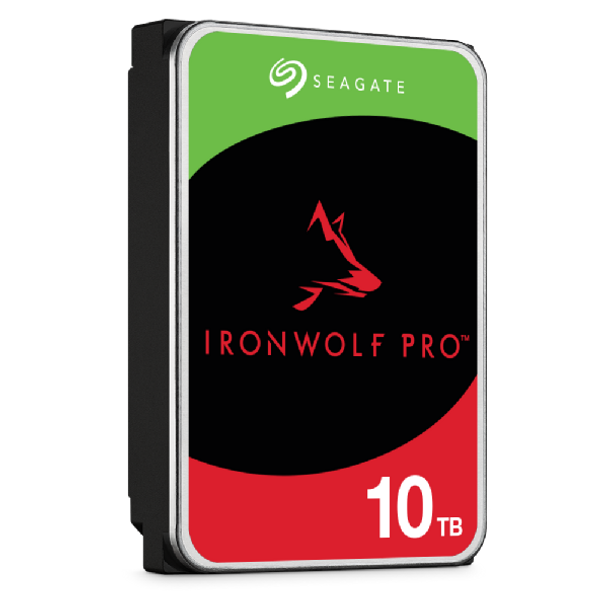 Seagate Ironwolf Pro - NAS - 3.5in HDD - 10TB - Sata 6GB/S - 7200Rpm - 256Mb Cache - 5 Years Or 2M Hours Mtbf Warranty Main Product Image
