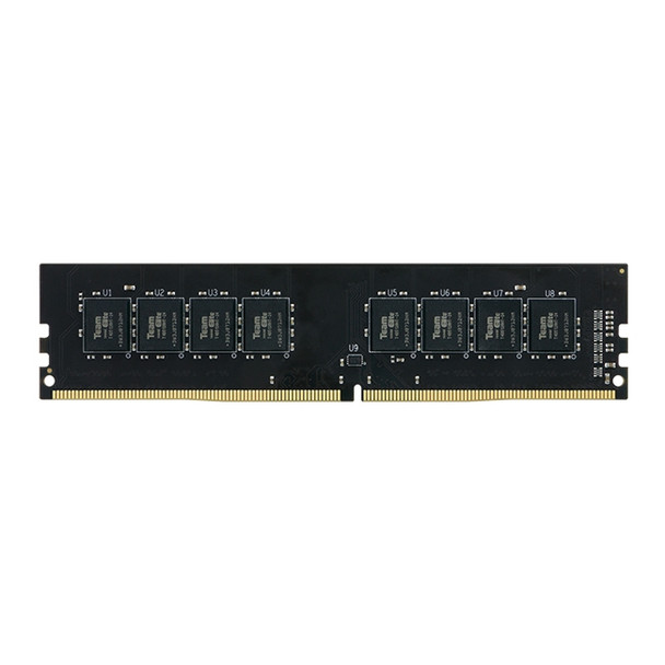 Team Elite DDR4 8GB DIMM 3200Mhz / Pc4-25600 / Cl22 / 1.2 V / Unbuffered / Non-Ecc / Black Main Product Image