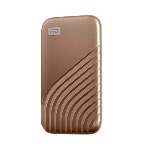 Western Digital My Passport SSD - 1TB - Gold Color - USB 3.2 Gen-2 - Type C & Type A Compatible - 1050Mb/S (Read) And 1000Mb/S (Write) Product Image 3