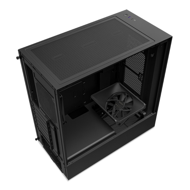 NZXT H5 Flow Tempered Glass Mid-Tower ATX Case - Black Product Image 8