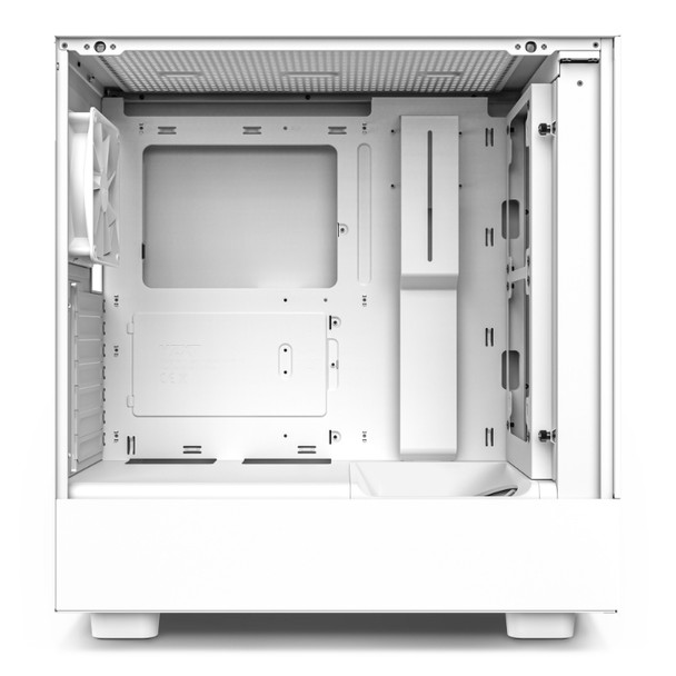 NZXT H5 Flow Tempered Glass Mid-Tower ATX Case - White Product Image 10