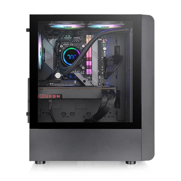 Thermaltake S200 Mesh Tempered Glass ARGB Mid Tower Case - Black Product Image 4