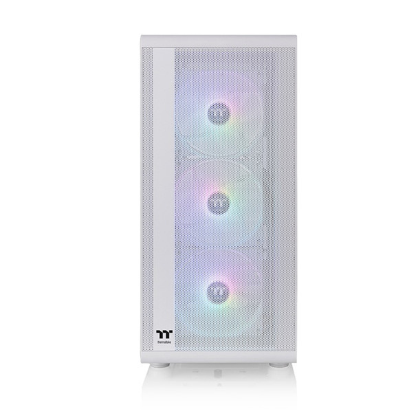 Thermaltake S200 Mesh Tempered Glass ARGB Mid Tower Case - White Product Image 3