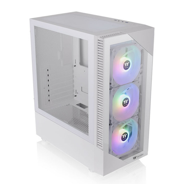 Thermaltake View 200 Tempered Glass ARGB Mid Tower Case - White Product Image 2