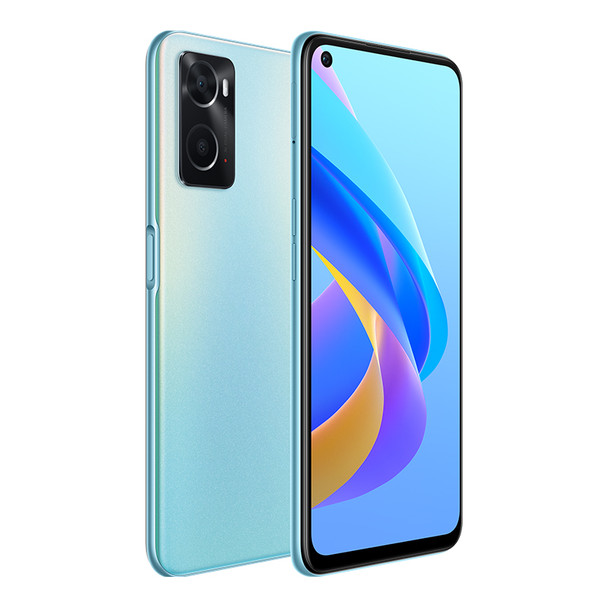 Oppo A76 128GB Smartphone - Glowing Blue Main Product Image