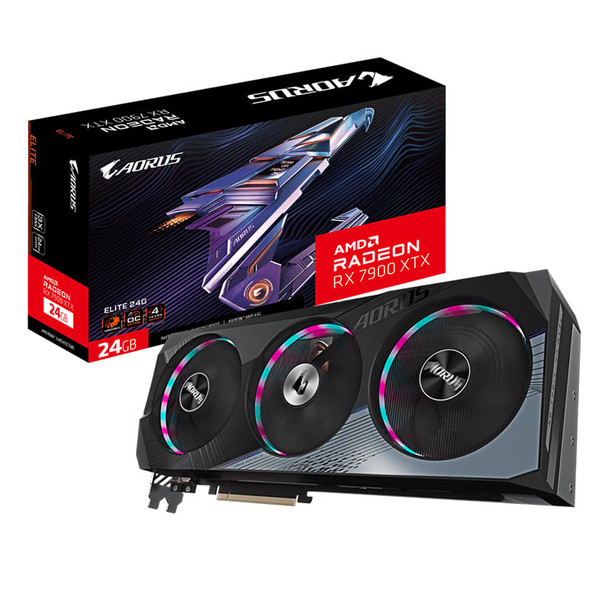 Gigabyte Radeon RX 7900 XTX AORUS ELITE 24GB Video Card Main Product Image