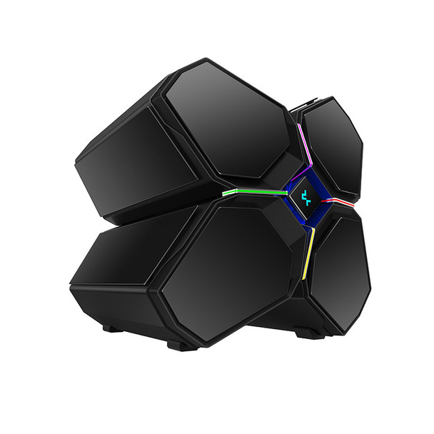 DeepCool Quadstellar Infinity Tempered Glass RGB E-ATX Case - Black Main Product Image