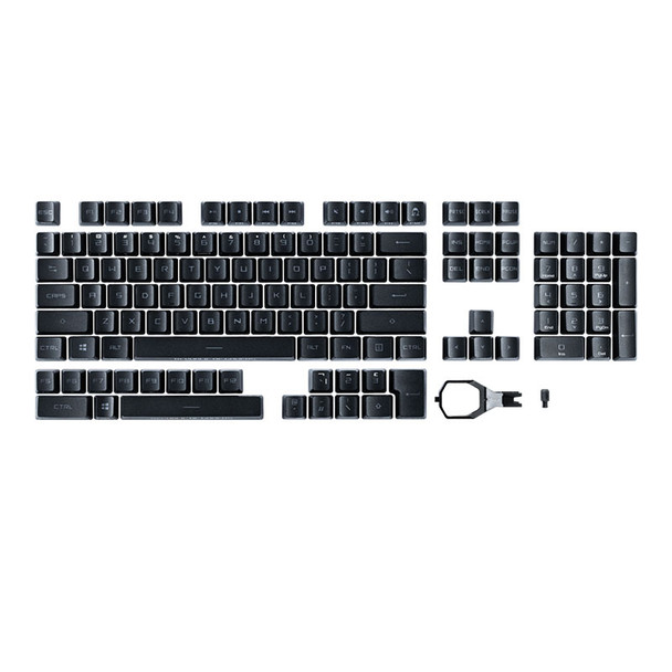 Asus ROG RX Switch Doubleshot PBT Backlit Keycap Set - Black Main Product Image