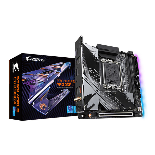 Gigabyte B760I AORUS PRO DDR4 LGA 1700 Mini-ITX Motherboard Main Product Image