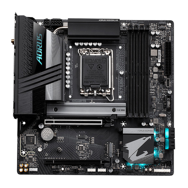 Gigabyte B760M AORUS PRO AX LGA 1700 Micro-ATX Motherboard Product Image 2