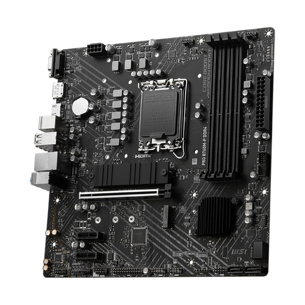 MSI PRO B760M-P DDR4 LGA 1700 Micro-ATX Motherboard Product Image 3