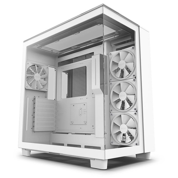 NZXT H9 Elite Edition Tempered Glass Mid-Tower ATX Case - White Product Image 4