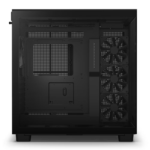 NZXT H9 Flow Edition Tempered Glass Mid-Tower ATX Case - Black Product Image 4