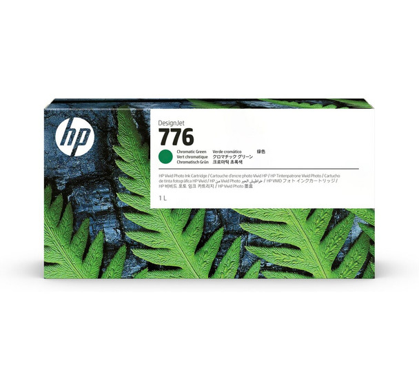 HP 776 1L Chromatic Green Ink Cartridge Main Product Image