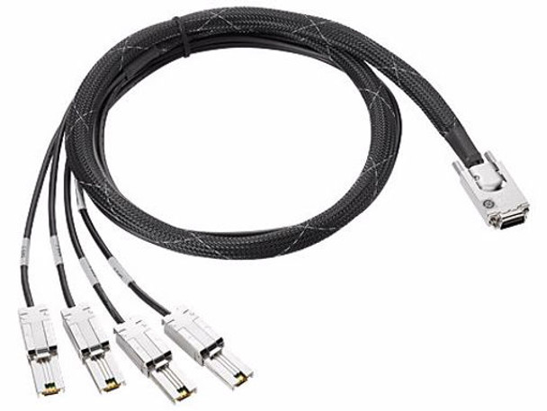 HP Mini Sas HD 1 To 4 Mini Sas Fo 4M Cable Main Product Image